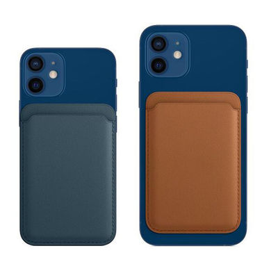 Druckknopf-Leder-Geldbörse Kartenetui 50 Gramm Tragetasche Kompaktes schlankes Design Ideal für Geschäftsleute