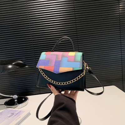 2024 Frühling/Sommer Neue Mode Textur COLOR PASSING Körperüberschneidung Tasche Schulter Handtasche in diesem Jahr