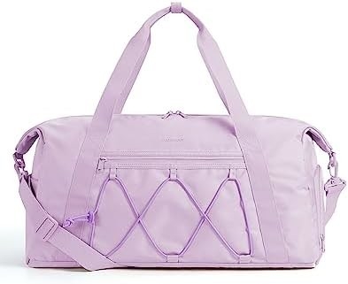 BAGSMART Fitness-Tasche mit Schuhfach und nasser Tasche, Leichtgewicht Sport-Reise-Duffel-Tasche, C TO STORE Sport-Schuhe WATER