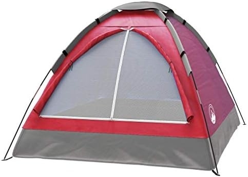 Zwei-Personen-Dome-Zelt ️ Einfache Einrichtung Schutzhütte mit Regenfliege und Handtasche für Camping, Strand, Rucksack, Wandern,