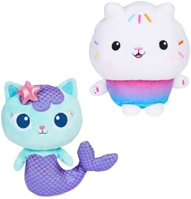 Gabby's Dollhouse, 7-Zoll-Kitty-Fee-Purr-ific Plush-Spielzeug, Kinderspielzeug für 3 Jahre und älter