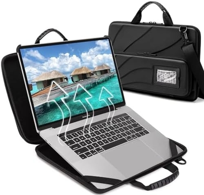 BUG 14.2-15.6 Zoll Laptop-Gehäuse Hartschalen, Schutzhülle für Laptop mit Halt für Wärmeabbau