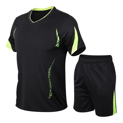 Der Sommer-Laufsportarten der Männer tragen T-Shirt des Kleiderkurzen ärmels der 5 Minute-schnelle Trockner