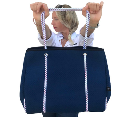 Frauen-großes Neopren Tote Bag Lightweight für Turnhallen-Strand-Reise