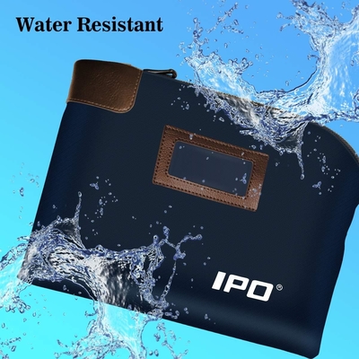 Wasserdichte Geldtasche mit Schloss und 2 Schlüsseln, 11 x 8,6 Zoll, Leinwand-Dokumententasche, Geld-Bank-Einzahltasche mit Reißverschluss,