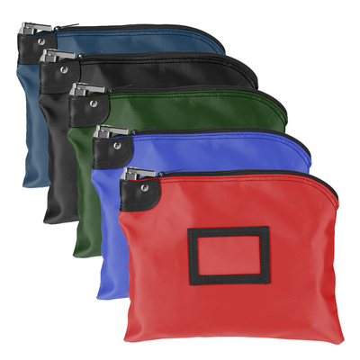 LAMINATED NYLON LOCKING DEPOSIT BAGS - 12W x 9H - bereit zum Versand