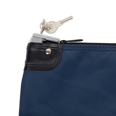 LAMINATED NYLON HIPAA LOCKING Courier BAGS mit Kartenhalter - 19W x 15H - bereit zum Versand