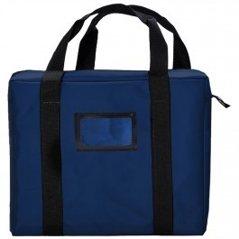 HANDLICHE Briefkasten-Kuriertasche W/ Rahmenkartenhalter - 18W X 14H X 4D