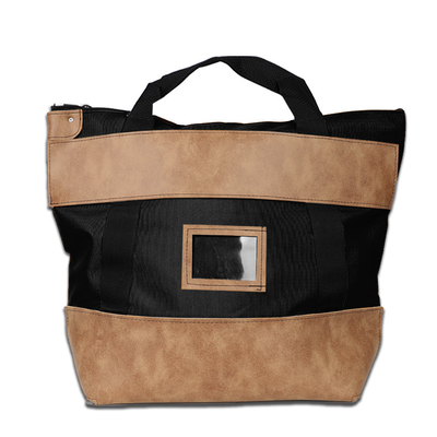 1000d Nylon mit Lederverriegelung Kurier-Tasche - 22w X 18h X 7d - Maßgeschneidert