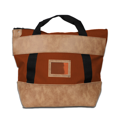 1000d Nylon mit Lederverriegelung Kurier-Tasche - 22w X 18h X 7d - Maßgeschneidert