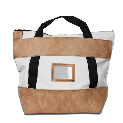 1000d Nylon mit Lederverriegelung Kurier-Tasche - 22w X 18h X 7d - Maßgeschneidert