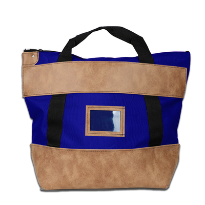 1000d Nylon mit Lederverriegelung Kurier-Tasche - 22w X 18h X 7d - Maßgeschneidert