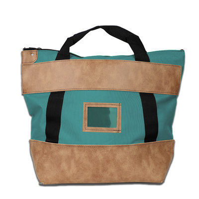 1000d Nylon mit Lederverriegelung Kurier-Tasche - 22w X 18h X 7d - Maßgeschneidert