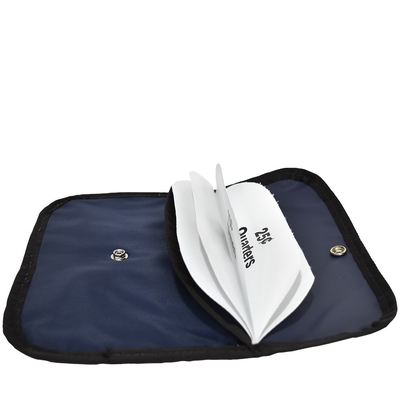 Split-Münzen-Tasche NAVY BLUE NYLON CLUTCH wasserdichte Handtasche - bereit zum Versand - maßgeschneidert