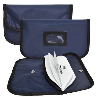 Split-Münzen-Tasche NAVY BLUE NYLON CLUTCH wasserdichte Handtasche - bereit zum Versand - maßgeschneidert