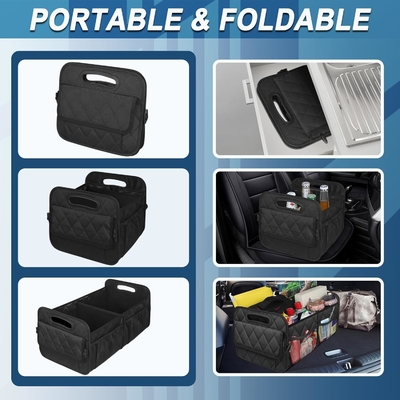 Wagenkofferraum-Organisator für SUV, Wagenorganisatoren und Lagerung mit 6 Taschen, Autozubehör für Frauen/Männer 50LWaterproof