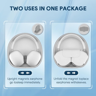 Smart Case für Apple AirPods Max unterstützt Schlafmodus, Hard Organizer Portable Carry Travel Cover Lagertasche