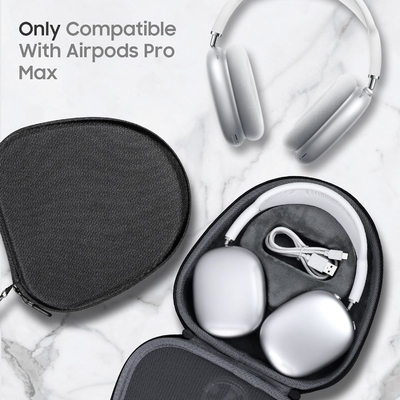 Airpods Max-Gehäuse, Hard Headphone-Gehäuse, Anti-Kratz- und Anti-Staub-Portable Travel Case Taschenbeutel für Airpod