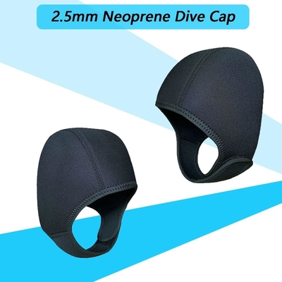 2.5mm Neopren-Tauchkappe Surfkappe,Tauchhut, Thermal Wetsuit Hood Kappe mit Kinn Gürtel, Winddichte Kappe für Surfen Kajak Raf