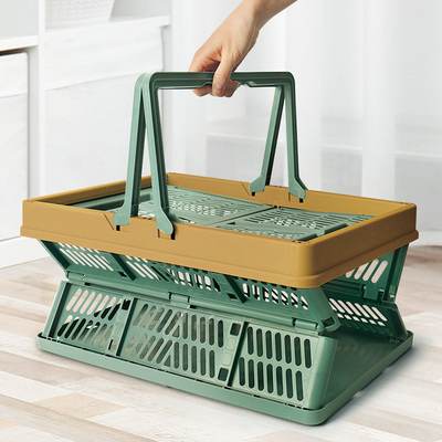 FOLDABLE PICNIC-KORBET SUPERMARKET EinkaufskorbET EinkaufskorbET HANDKORBET Kofferraum LagerkorbET