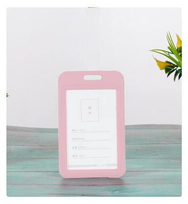Transparente Karteninhaber Arbeitskarte LANYARD RICE CARD NAME TAG CAMPUS CARD STUDENT BUS SCHOOL Karte Inhaber Zugangskarte