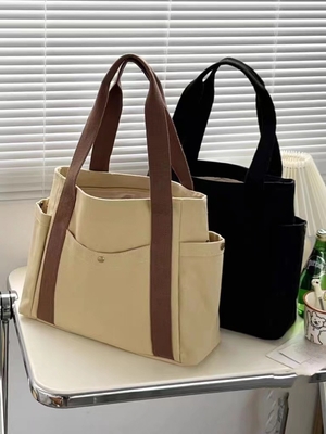 Leinwand Tasche Tote ausgehen Leinwand All-in-One-Arbeit hohe Erscheinung Ebene pendeln große Kapazität Kunststudent einzelne Schulter