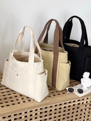 Leinwand Tasche Tote ausgehen Leinwand All-in-One-Arbeit hohe Erscheinung Ebene pendeln große Kapazität Kunststudent einzelne Schulter