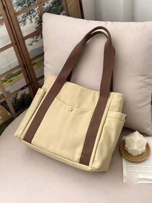 Leinwand Tasche Tote ausgehen Leinwand All-in-One-Arbeit hohe Erscheinung Ebene pendeln große Kapazität Kunststudent einzelne Schulter