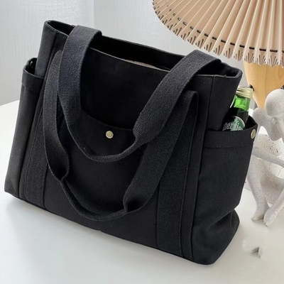 Leinwand Tasche Tote ausgehen Leinwand All-in-One-Arbeit hohe Erscheinung Ebene pendeln große Kapazität Kunststudent einzelne Schulter