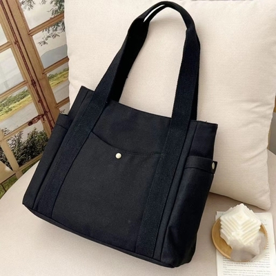 Leinwand Tasche Tote ausgehen Leinwand All-in-One-Arbeit hohe Erscheinung Ebene pendeln große Kapazität Kunststudent einzelne Schulter