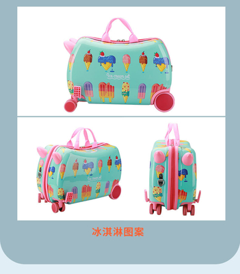 MULTIFUNKTIONALER KINDERTROLLEY-BOX Neuer Fahrtkoffer Koffer mit mehreren Rädern