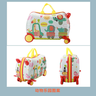 MULTIFUNKTIONALER KINDERTROLLEY-BOX Neuer Fahrtkoffer Koffer mit mehreren Rädern