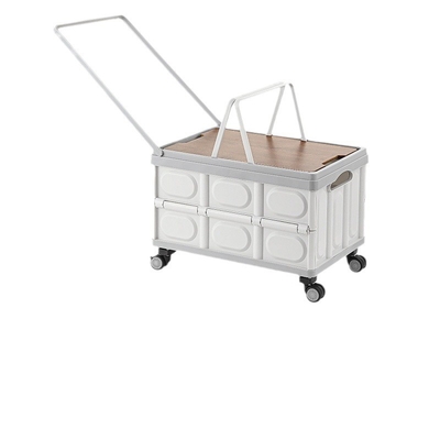 Aufbewahrungsbox für den Kofferraum des Autos Aufbewahrungsbox für das Camping Outdoor Aufbewahrungsbox für das Camping Faltbarer Aufbewahrungsbox mit Holzdeckel für das Picknick