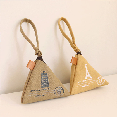 Persönlichkeit kreative Retro ZONGZI Münze Handtasche weibliche MINI Leinwand Kunst süße Münze Tasche Schlüssel Tasche