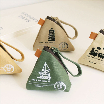 Persönlichkeit kreative Retro ZONGZI Münze Handtasche weibliche MINI Leinwand Kunst süße Münze Tasche Schlüssel Tasche