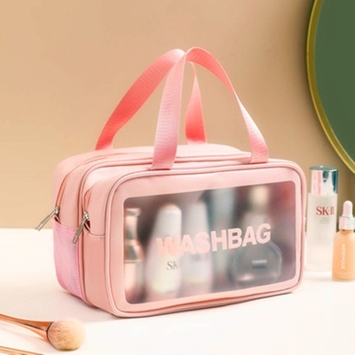 GROSSE Kapazität Trockene und feuchte Trennung MAKEUP BAG DAMEN'S PORTABLE Kosmetik Lagerbeutel 2024 NEUE Toilettenbeutel Reisetasche