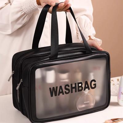 GROSSE Kapazität Trockene und feuchte Trennung MAKEUP BAG DAMEN'S PORTABLE Kosmetik Lagerbeutel 2024 NEUE Toilettenbeutel Reisetasche