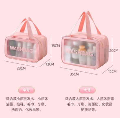 GROSSE Kapazität Trockene und feuchte Trennung MAKEUP BAG DAMEN'S PORTABLE Kosmetik Lagerbeutel 2024 NEUE Toilettenbeutel Reisetasche