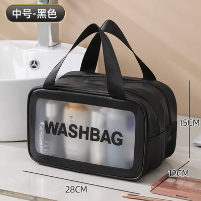 GROSSE Kapazität Trockene und feuchte Trennung MAKEUP BAG DAMEN'S PORTABLE Kosmetik Lagerbeutel 2024 NEUE Toilettenbeutel Reisetasche