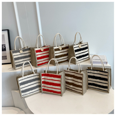 TOTE BAG CANVAS BAG CANVAS GIRL neu gedruckt TOTE INS PORTABLE BENTO LUNCH BOX Arbeit