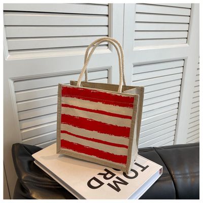 TOTE BAG CANVAS BAG CANVAS GIRL neu gedruckt TOTE INS PORTABLE BENTO LUNCH BOX Arbeit
