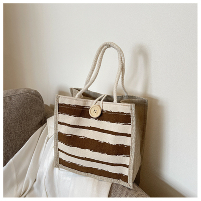 TOTE BAG CANVAS BAG CANVAS GIRL neu gedruckt TOTE INS PORTABLE BENTO LUNCH BOX Arbeit