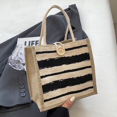 TOTE BAG CANVAS BAG CANVAS GIRL neu gedruckt TOTE INS PORTABLE BENTO LUNCH BOX Arbeit