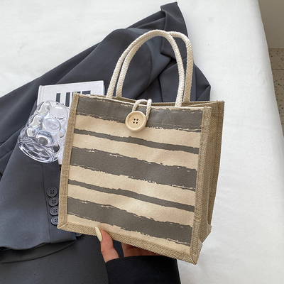 TOTE BAG CANVAS BAG CANVAS GIRL neu gedruckt TOTE INS PORTABLE BENTO LUNCH BOX Arbeit