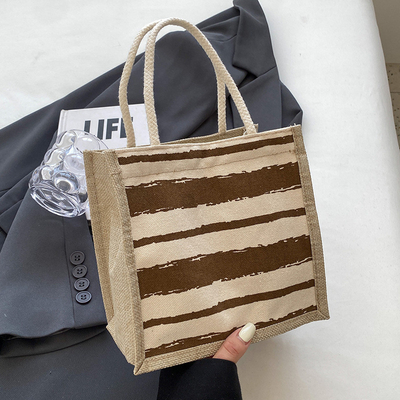 TOTE BAG CANVAS BAG CANVAS GIRL neu gedruckt TOTE INS PORTABLE BENTO LUNCH BOX Arbeit