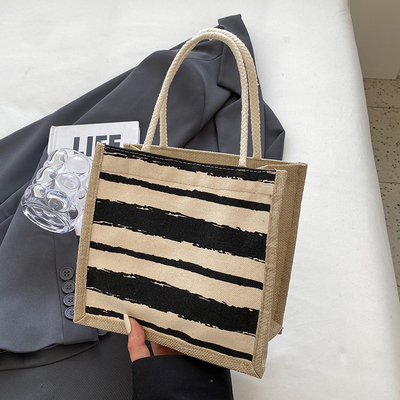 TOTE BAG CANVAS BAG CANVAS GIRL neu gedruckt TOTE INS PORTABLE BENTO LUNCH BOX Arbeit