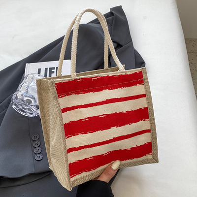 TOTE BAG CANVAS BAG CANVAS GIRL neu gedruckt TOTE INS PORTABLE BENTO LUNCH BOX Arbeit