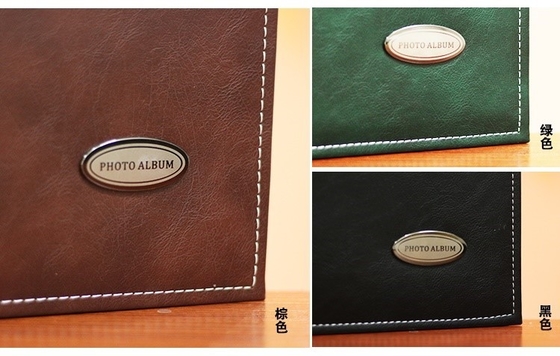 Leder 6 &quot;Fotobalbum Familienalbum 240 Unterbrechungen Büro Fotoalbum Taschenalbum
