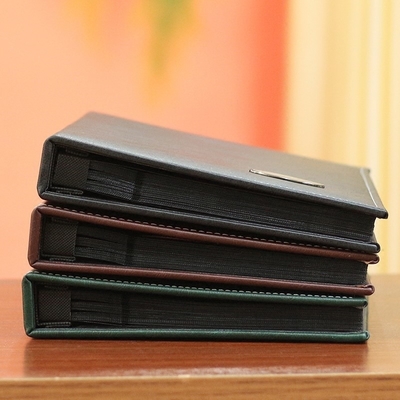 Leder 6 &quot;Fotobalbum Familienalbum 240 Unterbrechungen Büro Fotoalbum Taschenalbum