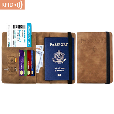 Amazon PU Leder-PASSPORT-TASCH RFID MULTI-FUNKTIONAL PASSPORT HOLDER PASSPORT-CAVER PASSPORT-CAVER